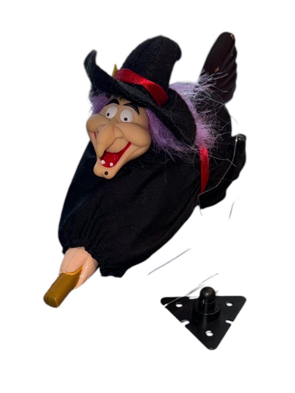 Vintage Take One Halloween Witch Portable Fan